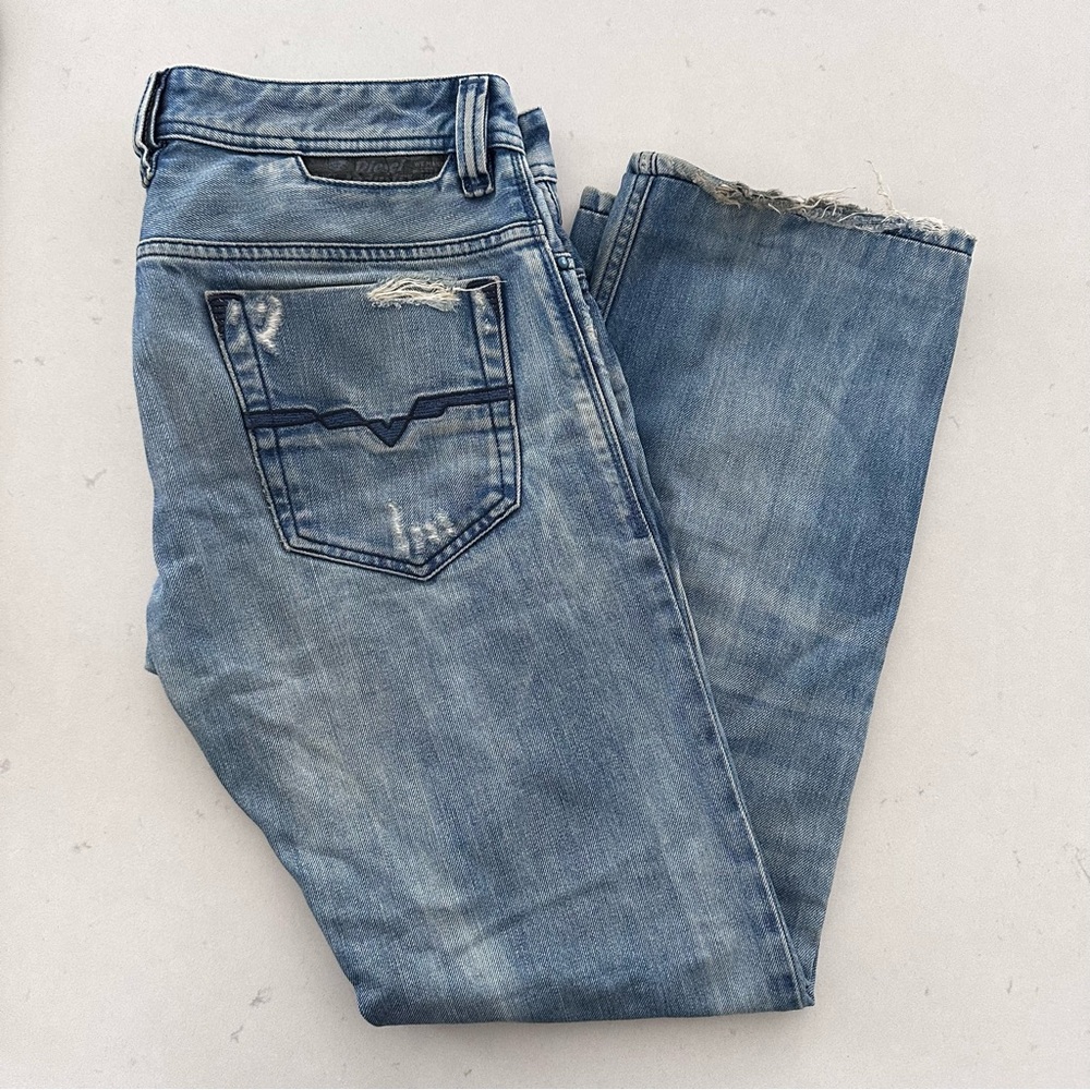 DIESEL SAFADO JEANS IN MEDIUM BLUE (WASH 008E7)